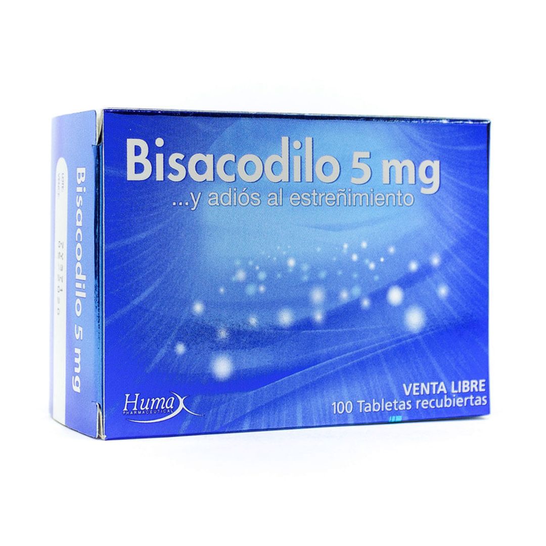 BISACODILO 5MG HUMAX SOB X 10 TAB