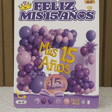 Imagen del producto ARCO 15 AÑOS LILA