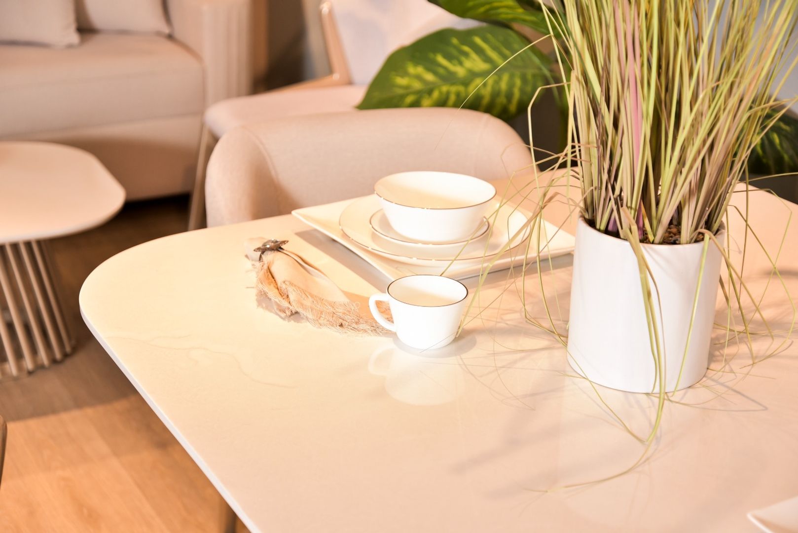 CDOR IBIZA CHAMPAÑA X4 TELA BEIGE P.MARMOLIZADA