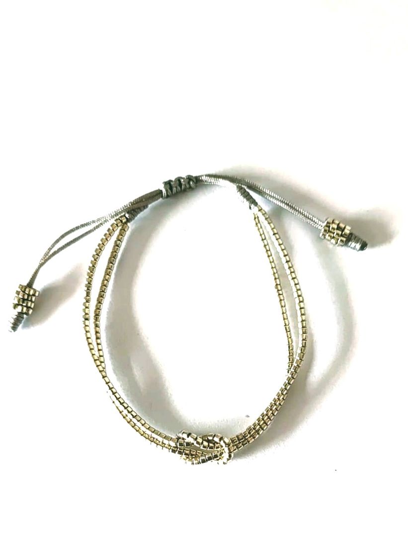 Pulsera Nudo Infinito Dos Tiras Miyuki