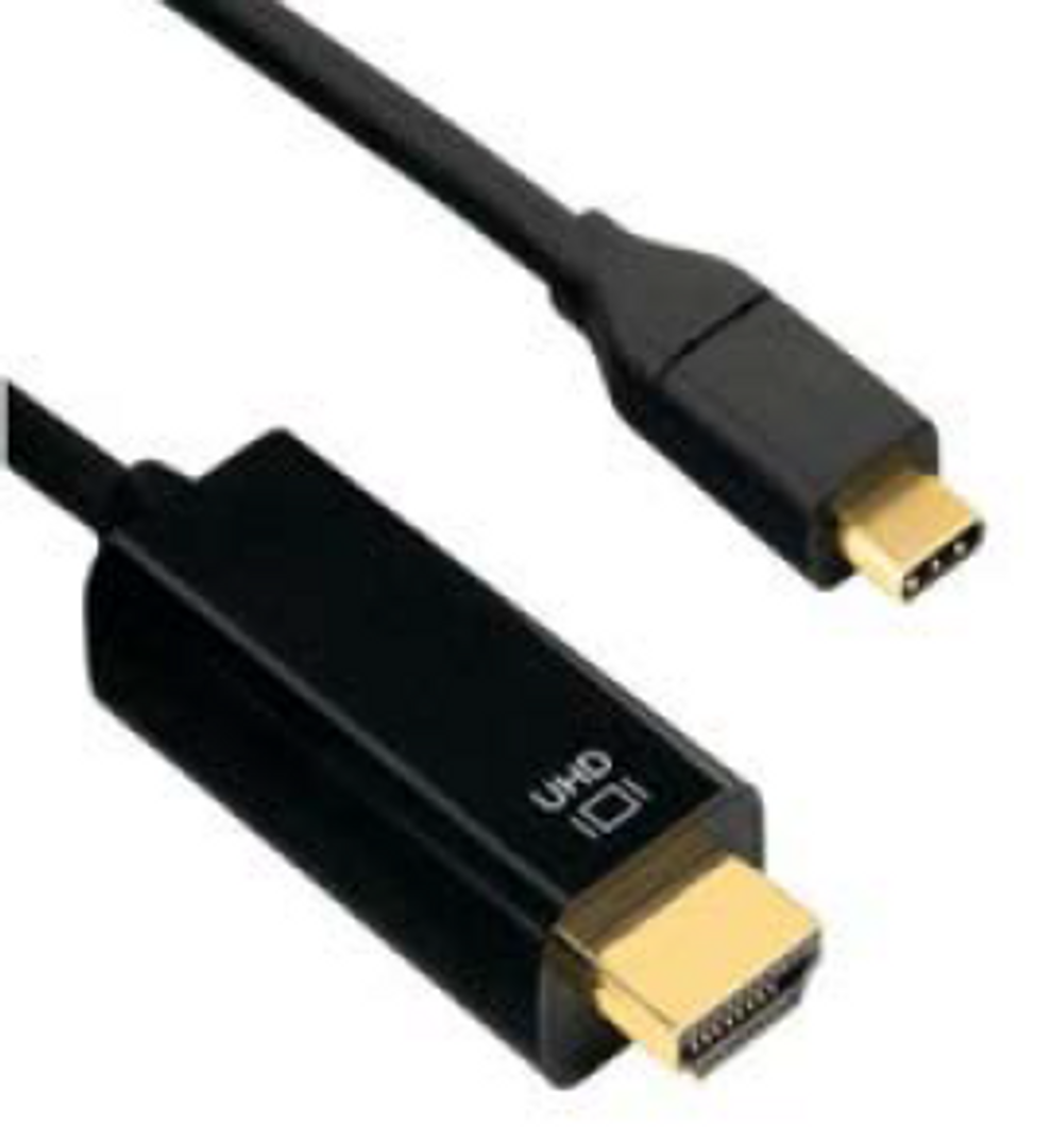 CABLE USB 3,1 TYPE-C A HDMI MACHO 2,0 MTRS 4K60HZ