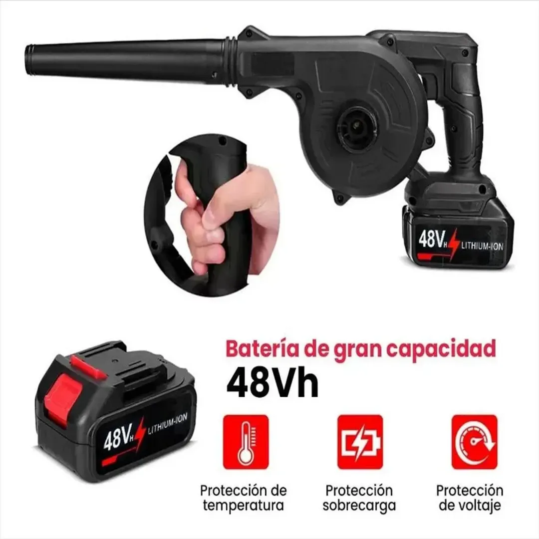 SOPLADORA INALAMBRICA LARGA 2 BATERIAS