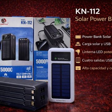 POWER BANK SOLAR 50.000 MA - imagen 1