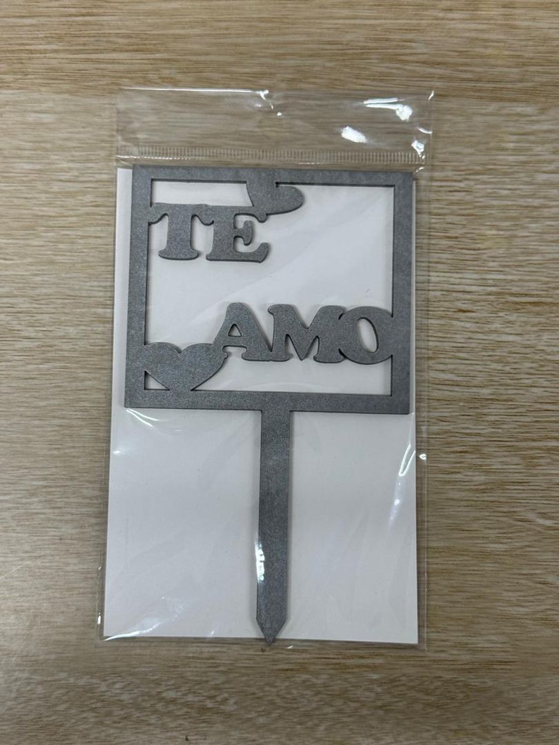 000 TOPPER PEQUEÑO "TE AMO"