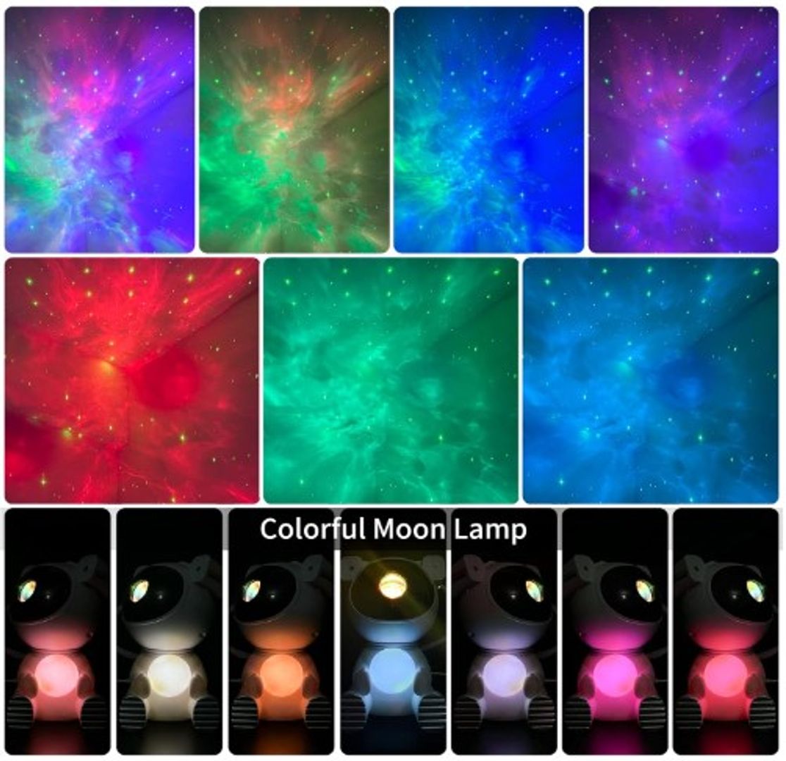  Cayclay Proyector de galaxia astronauta