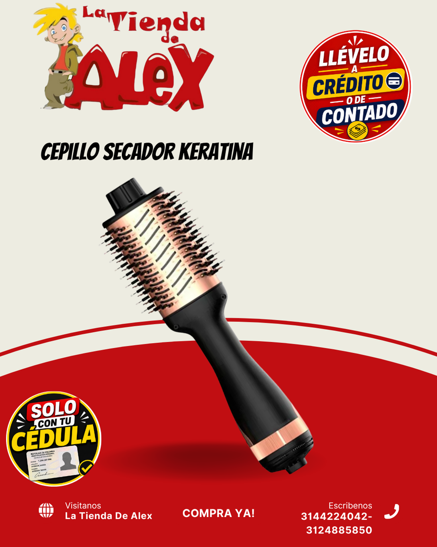 Cepillo Secador Keratina