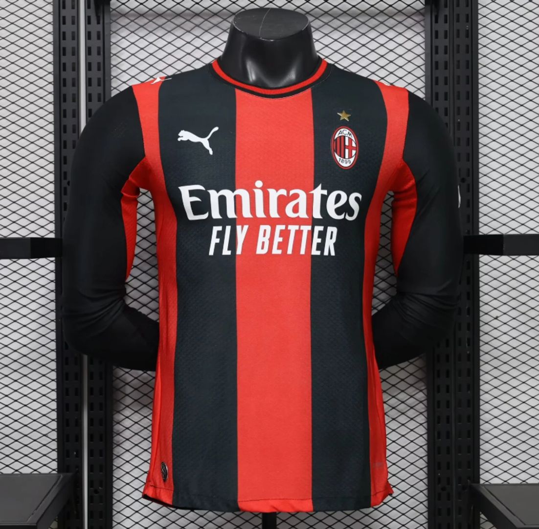 AC Milan 2026-27 Manga Larga Player