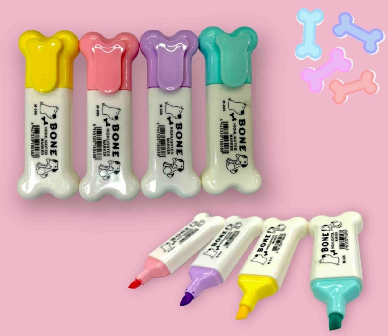 RESALTADORES HUESITOS ESTUCHE X 4