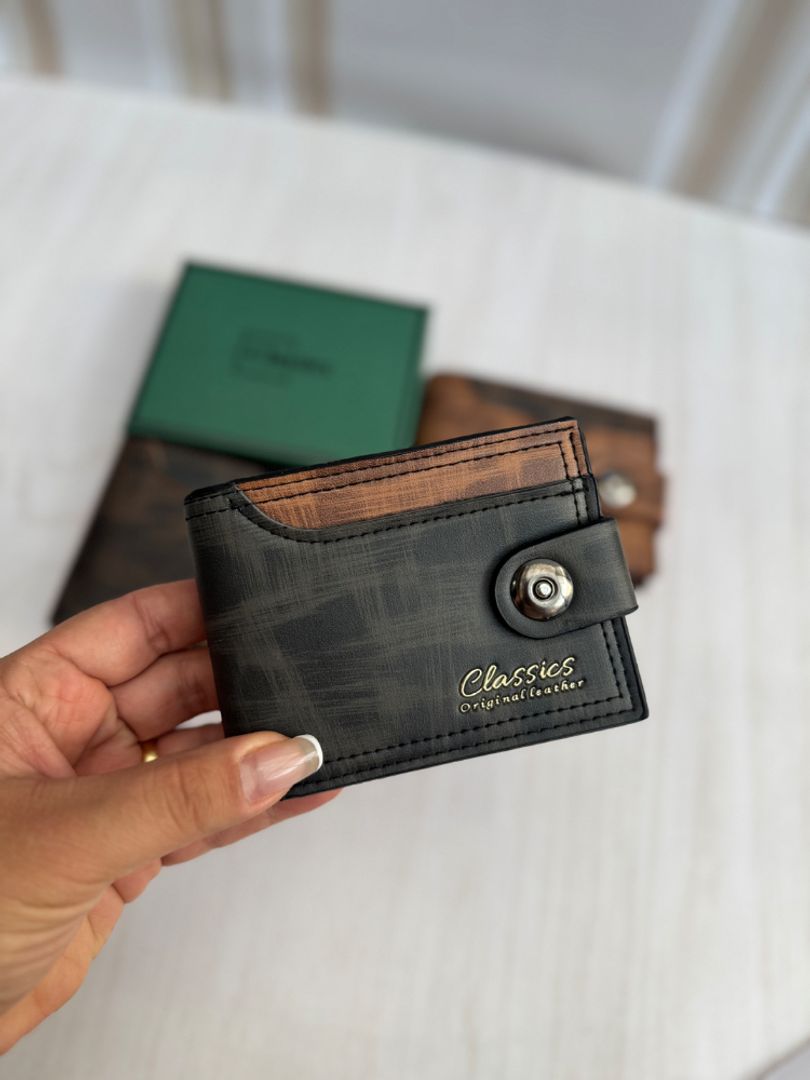 Billetera para hombre en caja 