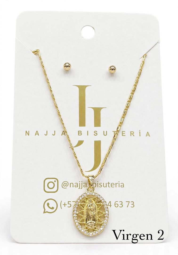Collar Rodinado Virgen 2