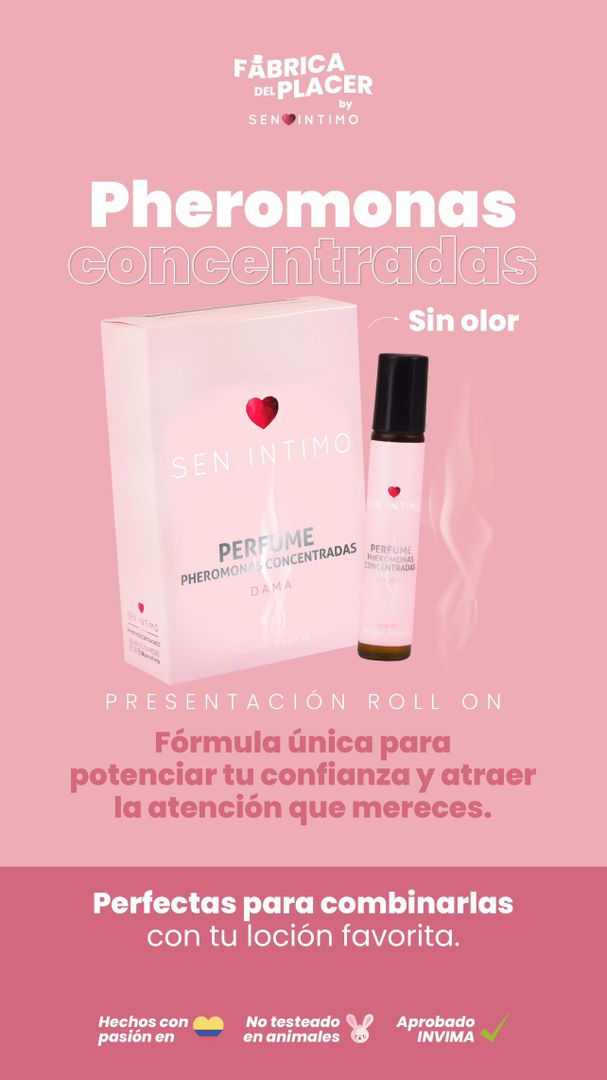 Perfume con Pheromonas Dama Roll On X 10Ml 