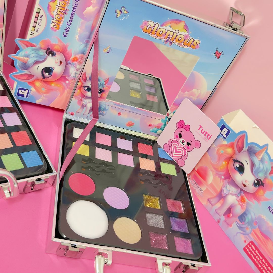 MALETÍN UNICORNIO MAQUILLAJE INFANTIL 
