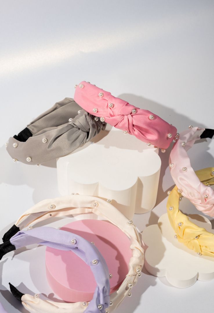 DIADEMAS PASTEL PERLAS