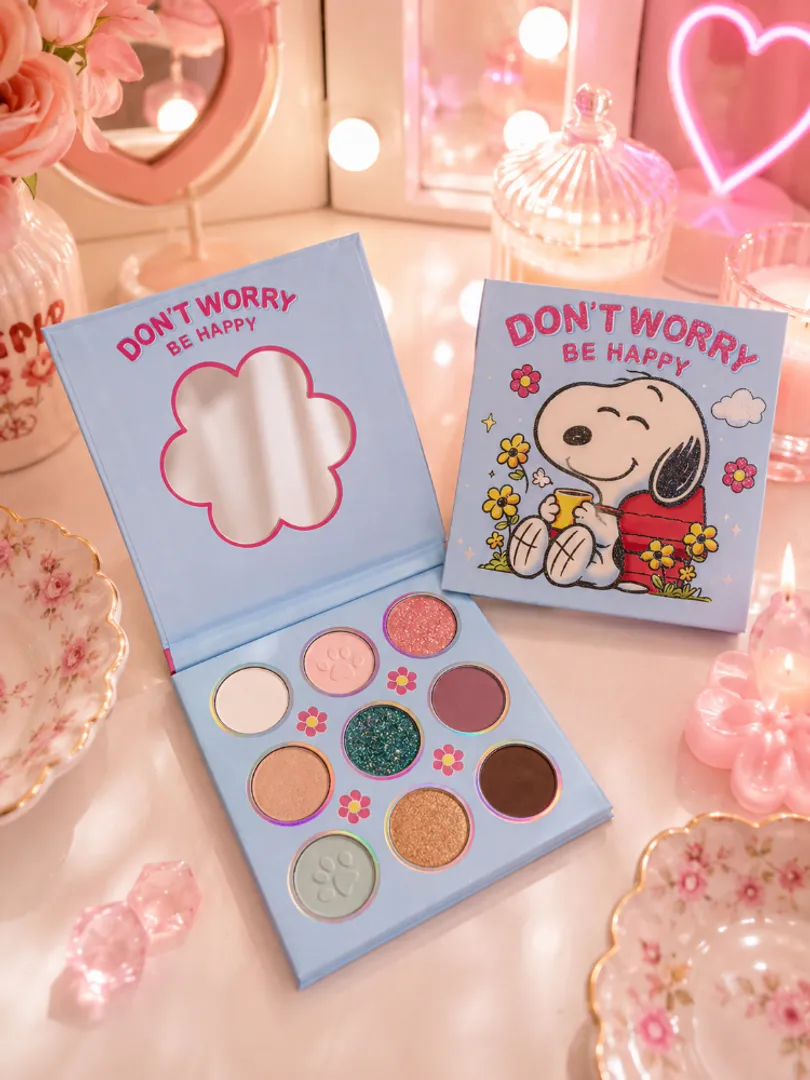 Paleta sombras x12 snoopy 