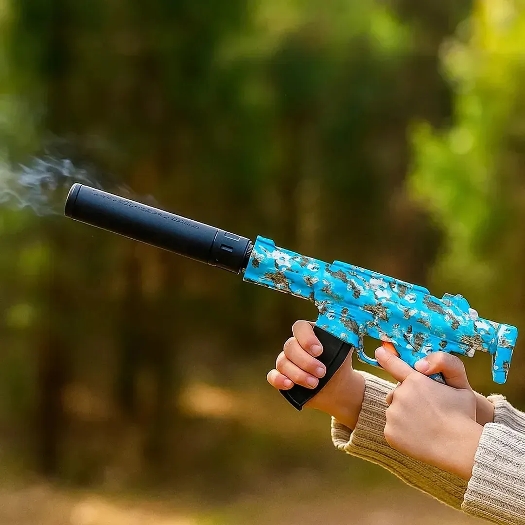 PISTOLA DE HIDROGEL MP5 RECARGABLE AUTOMATICA