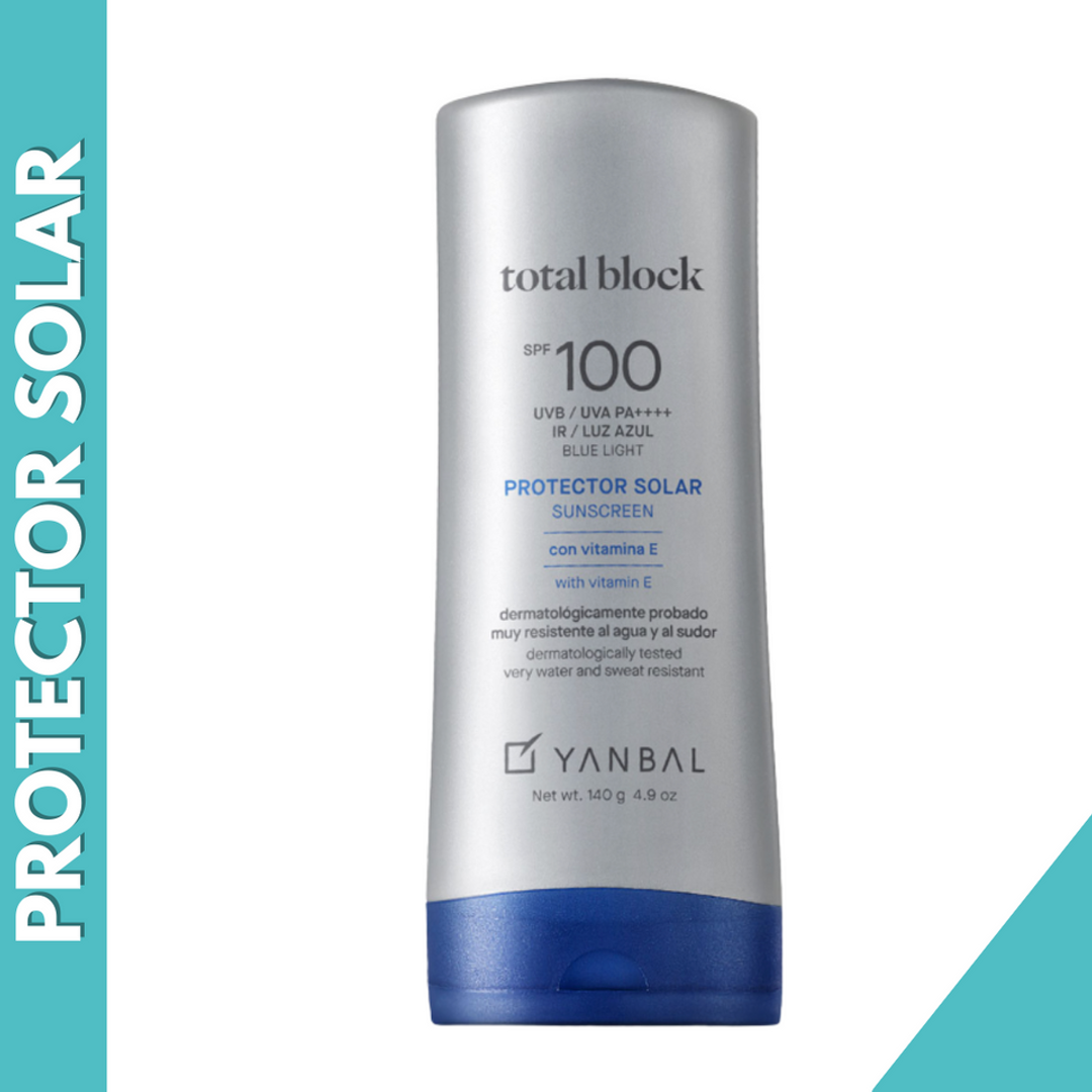 PROTECTOR SOLAR BLOQUEADOR SPF 100 TOTAL BLOCK - 140 G