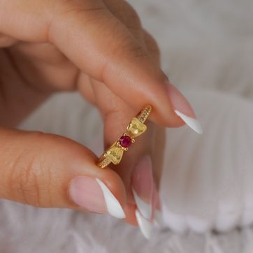 Anillo Scarlet Enchanted Ajustable - imagen 1