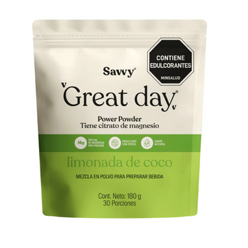 Imagen del producto GREAT DAY LIMONADA DE COCO 180GR SAVVY
