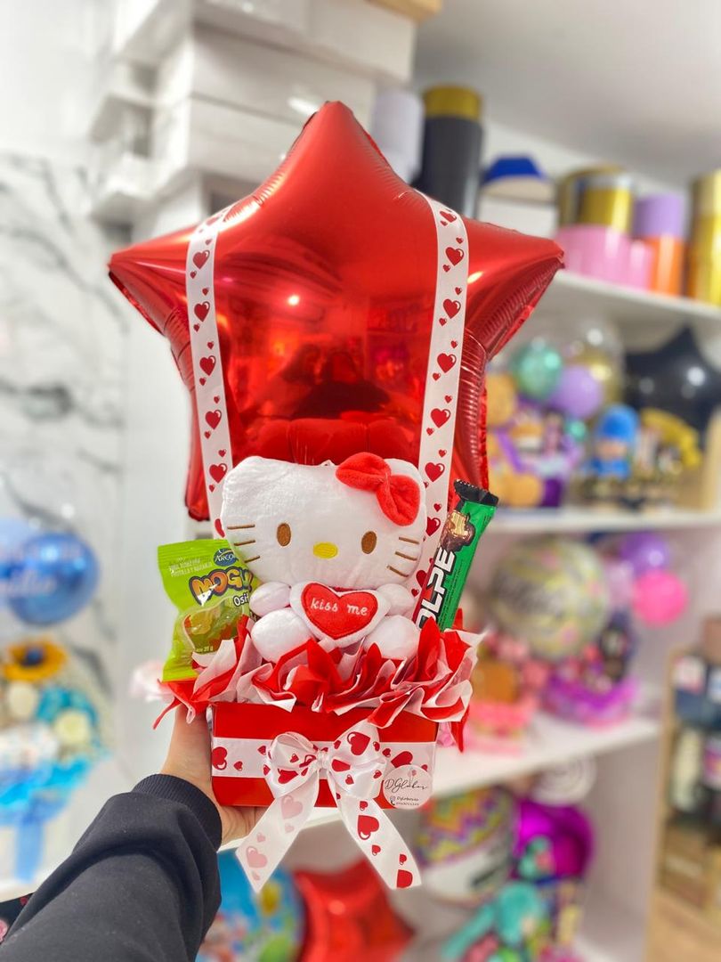 Peluche y chocolates 