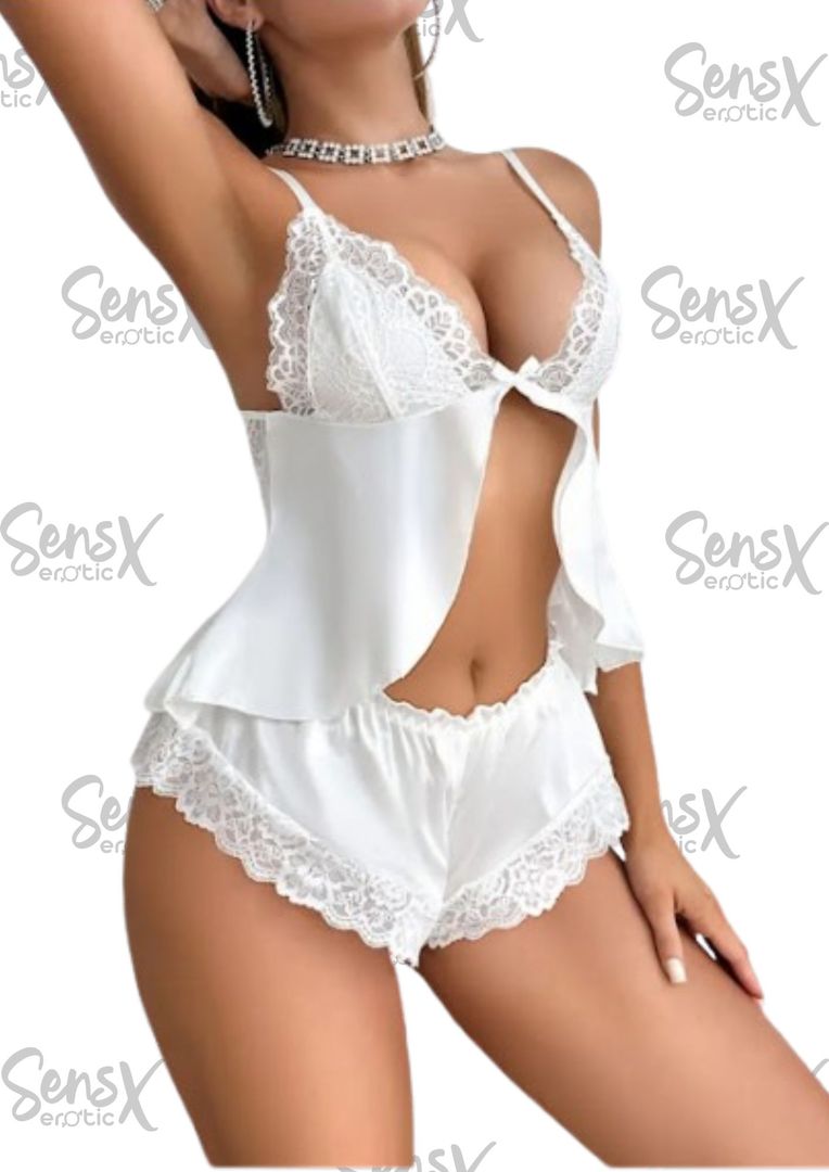 Conjunto de lencería sexy de encaje 