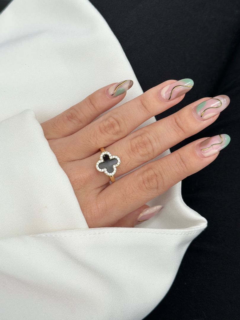 Anillo vancleef giratorio