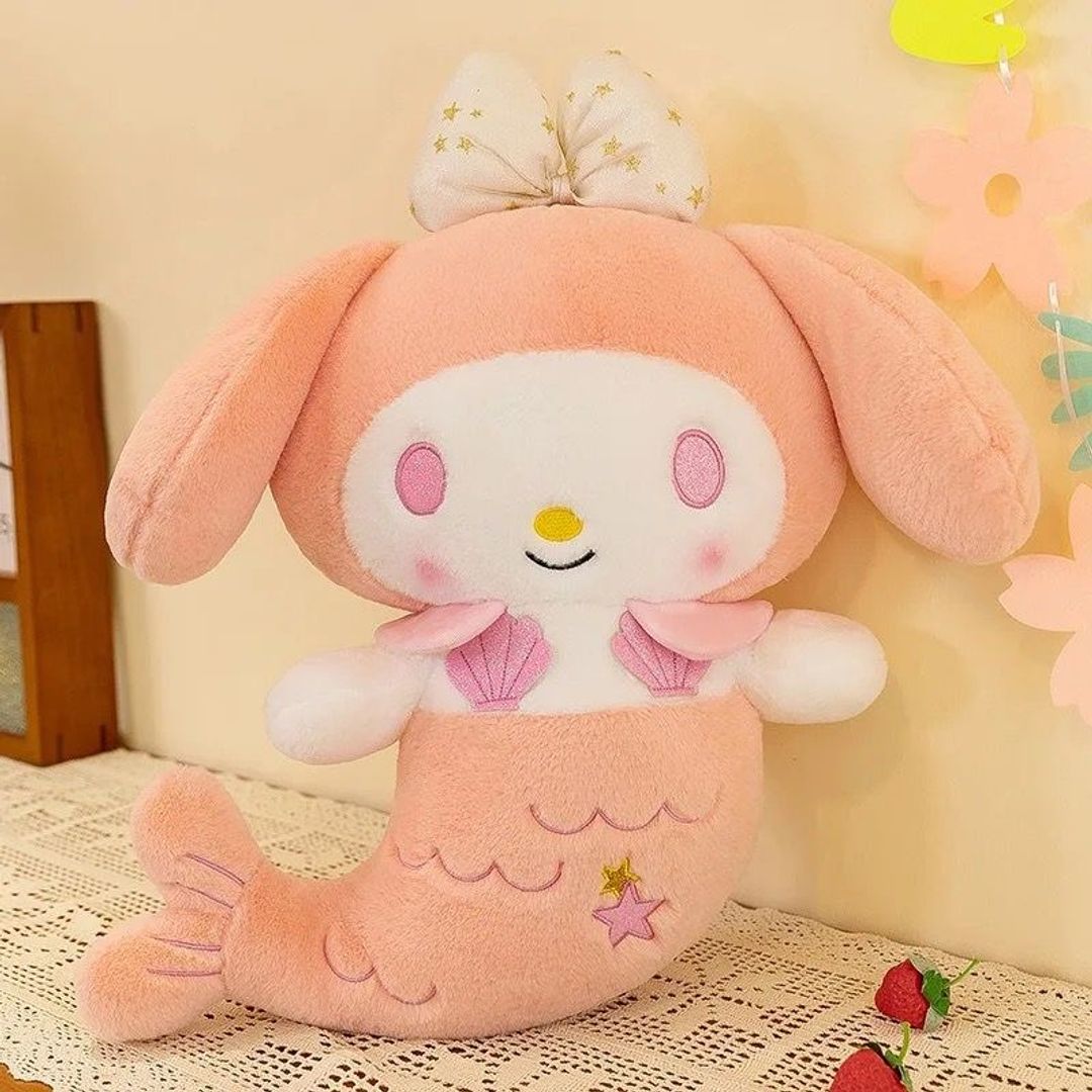 Cojín con cobija Sanrio sirena 