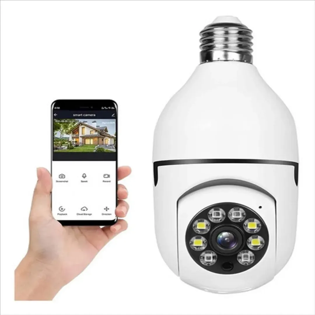 CAMARA DE SEGURIDAD TIPO BOMBILLO V380