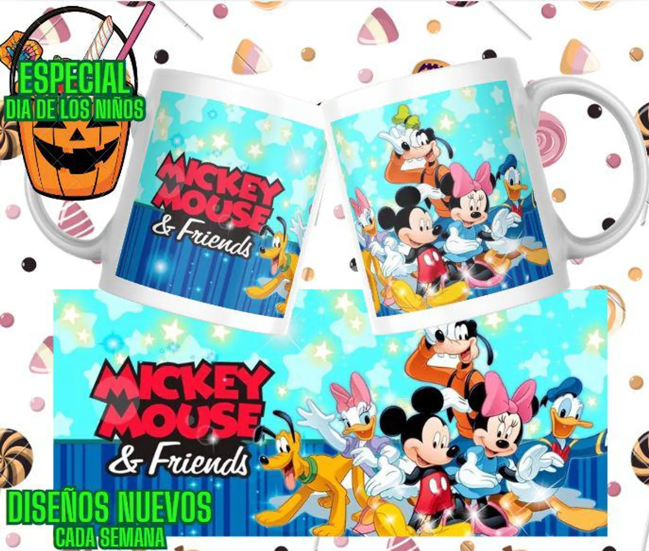 MUG MICKIE FESTIVIDAD 