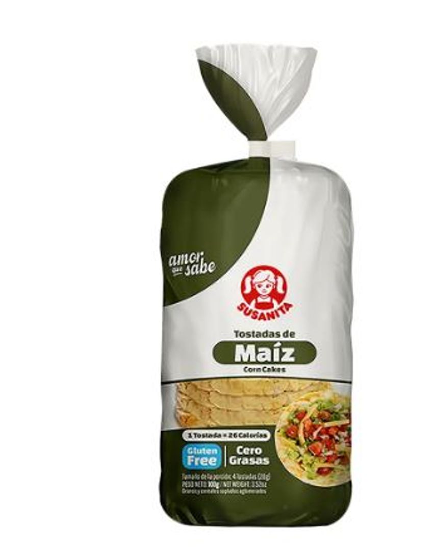 TOSTADA MAIZ REDONDA SUSANITA*90G