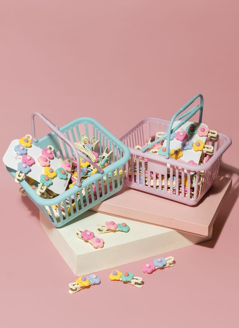 CANASTA X50 PINZAS FLOR