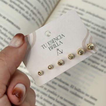 Imagen del producto Set x 3 topo balín diamantado 