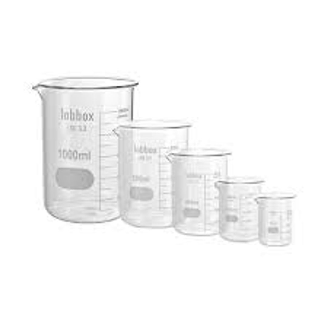 LAB. BEAKER VIDRIO 