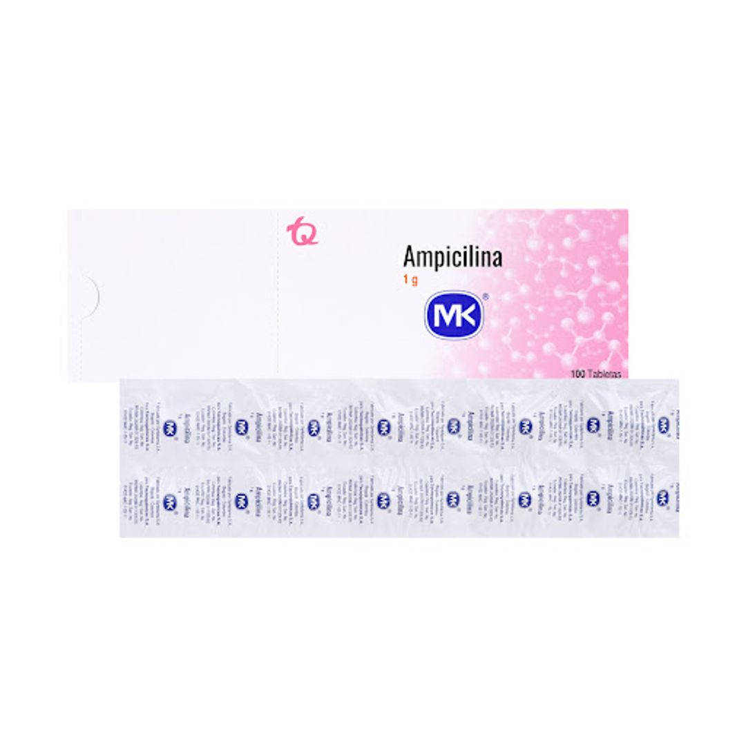 AMPICILINA 1 GR MK SOB X 10 TAB