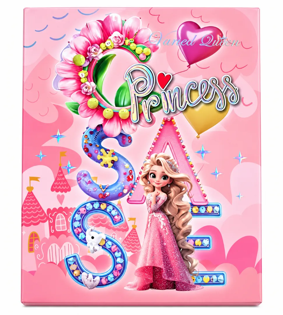 KIT DE MAQUILLAJE INFANTIL CON ACCESORIOS LIBRO