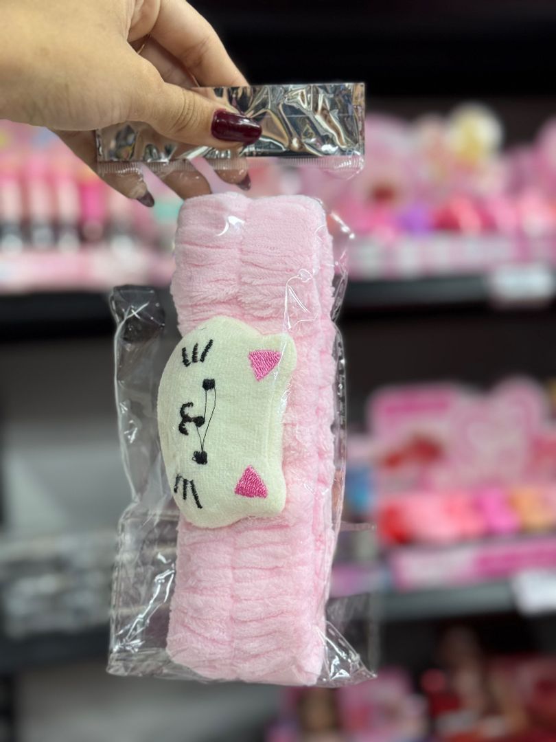 Banda Facial Peluche para Skincare
