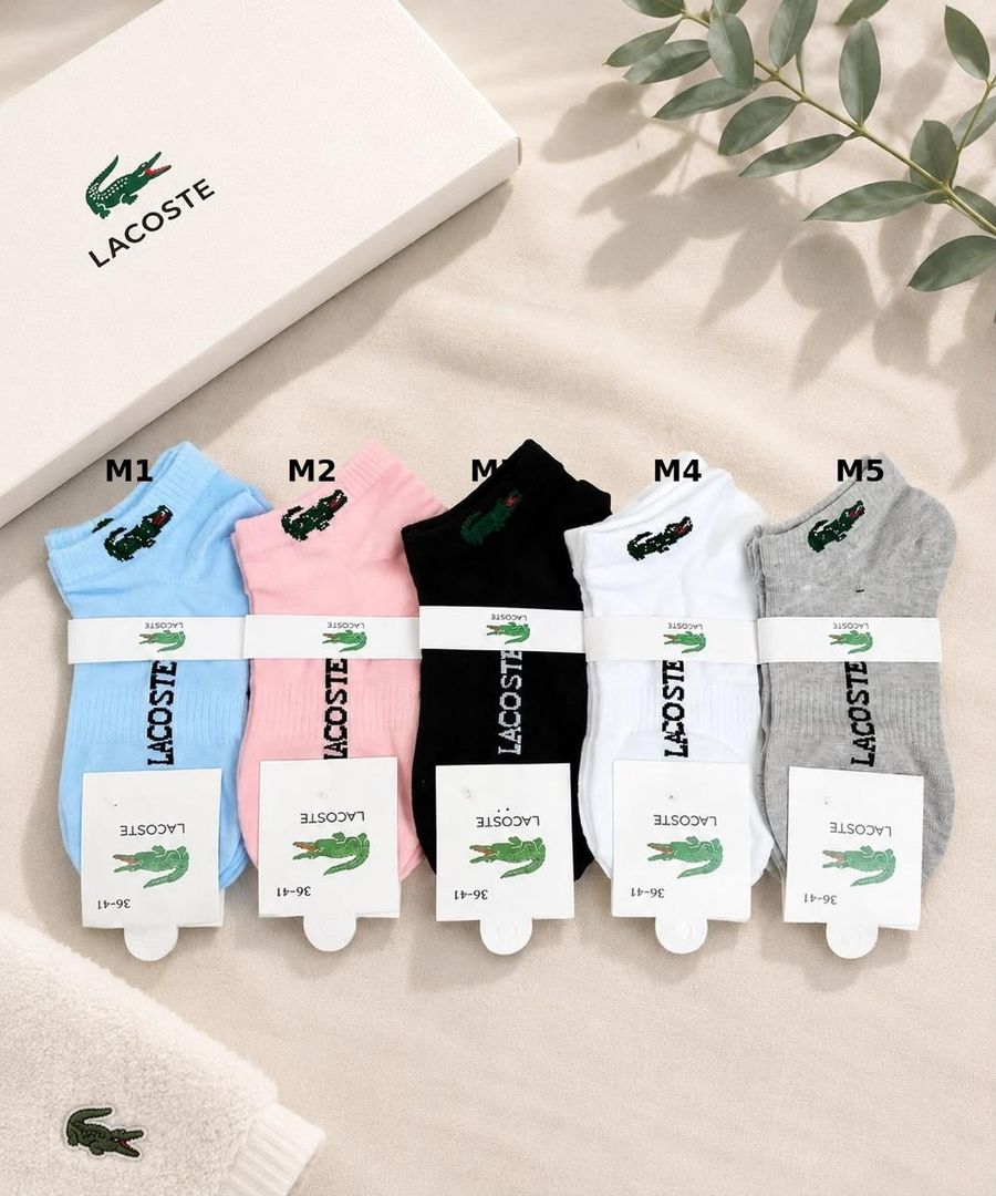 Medias tobilleras LACOSTE  para dama 36-41