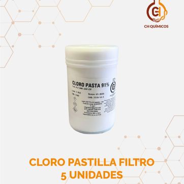 Imagen del producto CLORO PASTILLA FILTRO POR 5 UND
