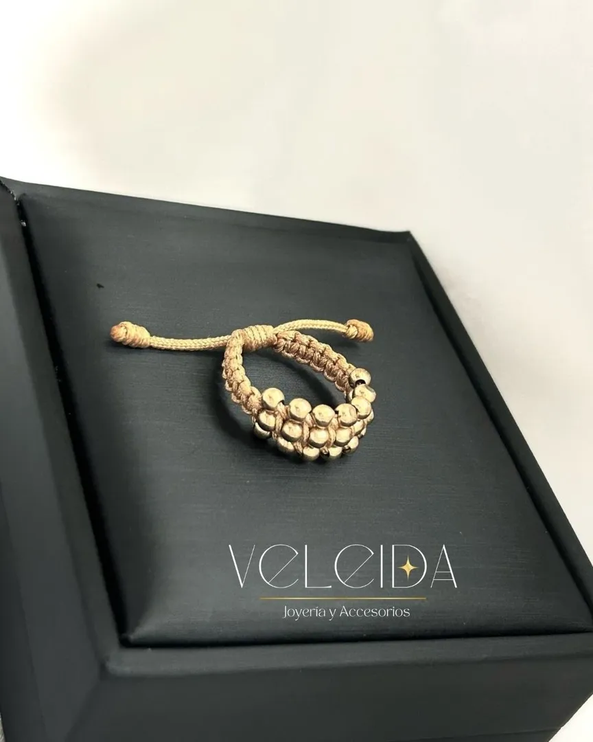 ANILLO ARTESANAL TRES CARRILES