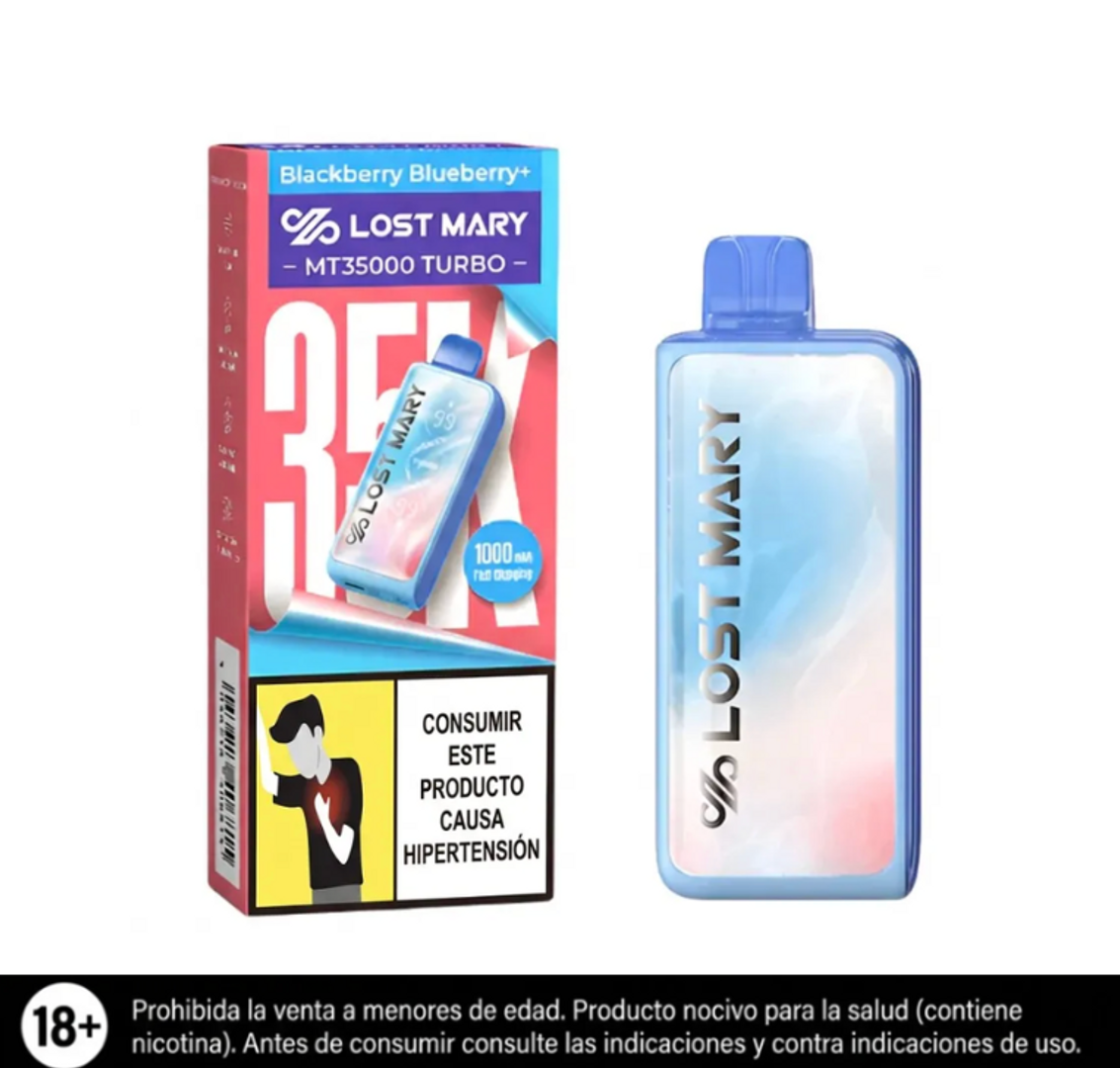 Lost Mary Blackberry Blueberry 35.000 Puffs Mt Turbo