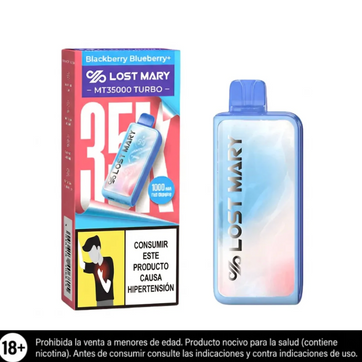 Imagen del producto Lost Mary Blackberry Blueberry 35.000 Puffs Mt Turbo