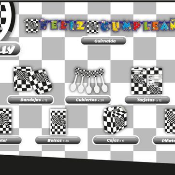 Imagen del producto DECORACIÓN CARRERAS ( RALLY ) 