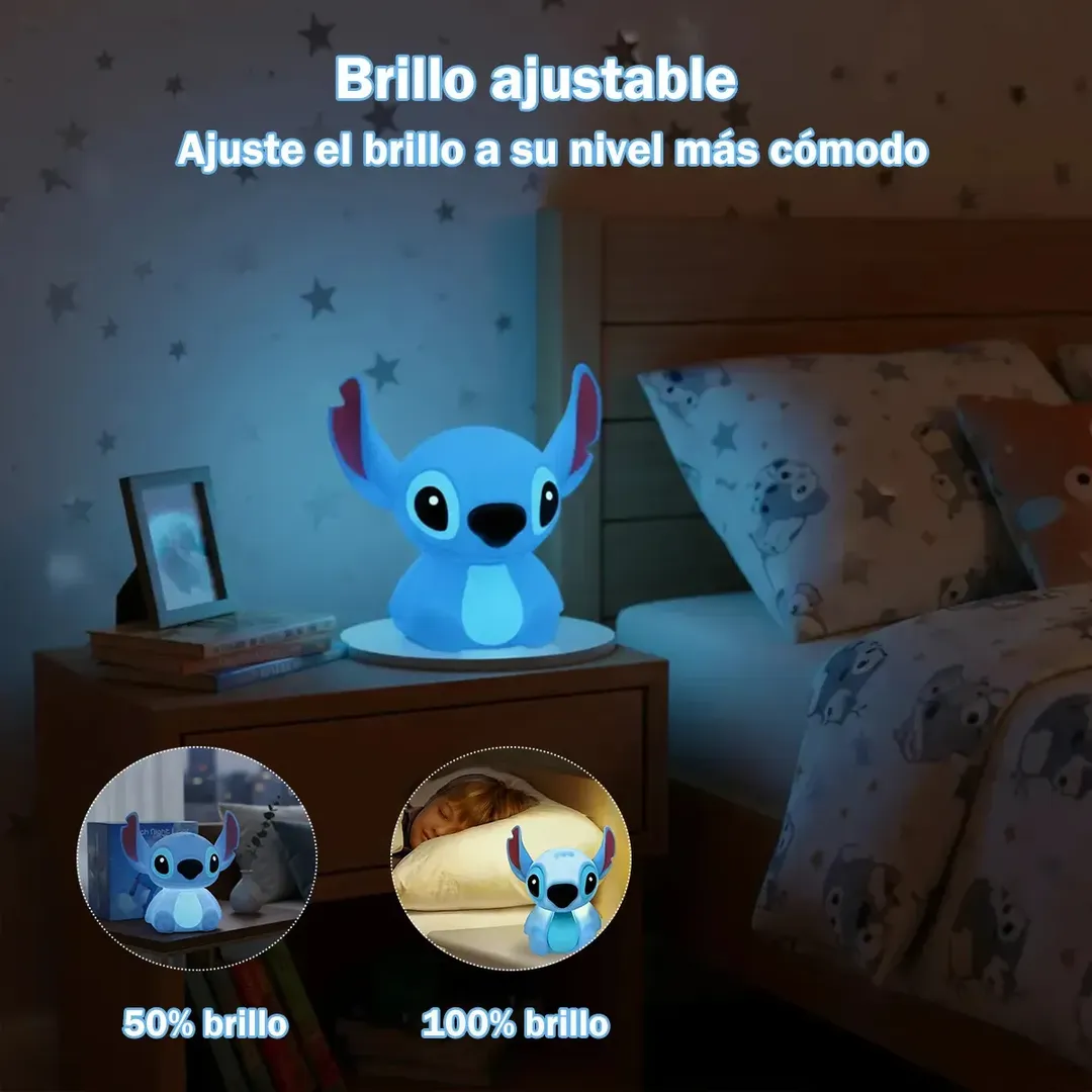 Lampara Silicona Stitch