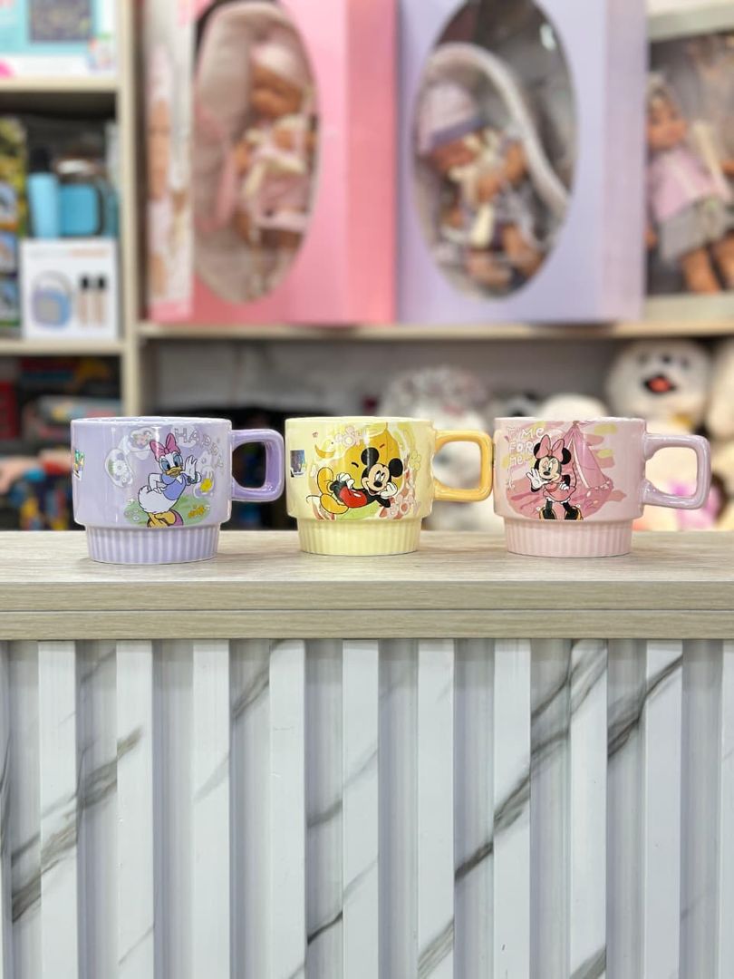 POCILLO MINNIE, MICKEY & DAISY