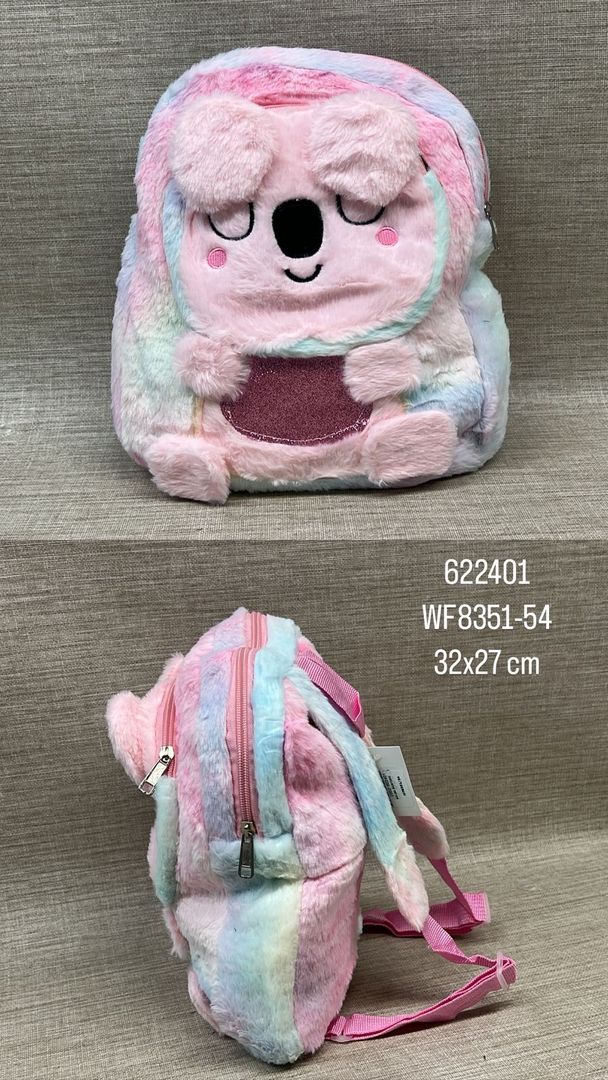 BOLSO MULTICOLOR CON FORMA DE KOALA 