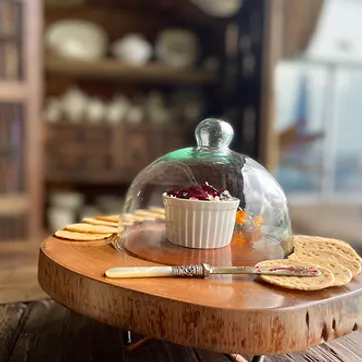 QUESERA BRIE CON BASE DE HIERRO - imagen 1