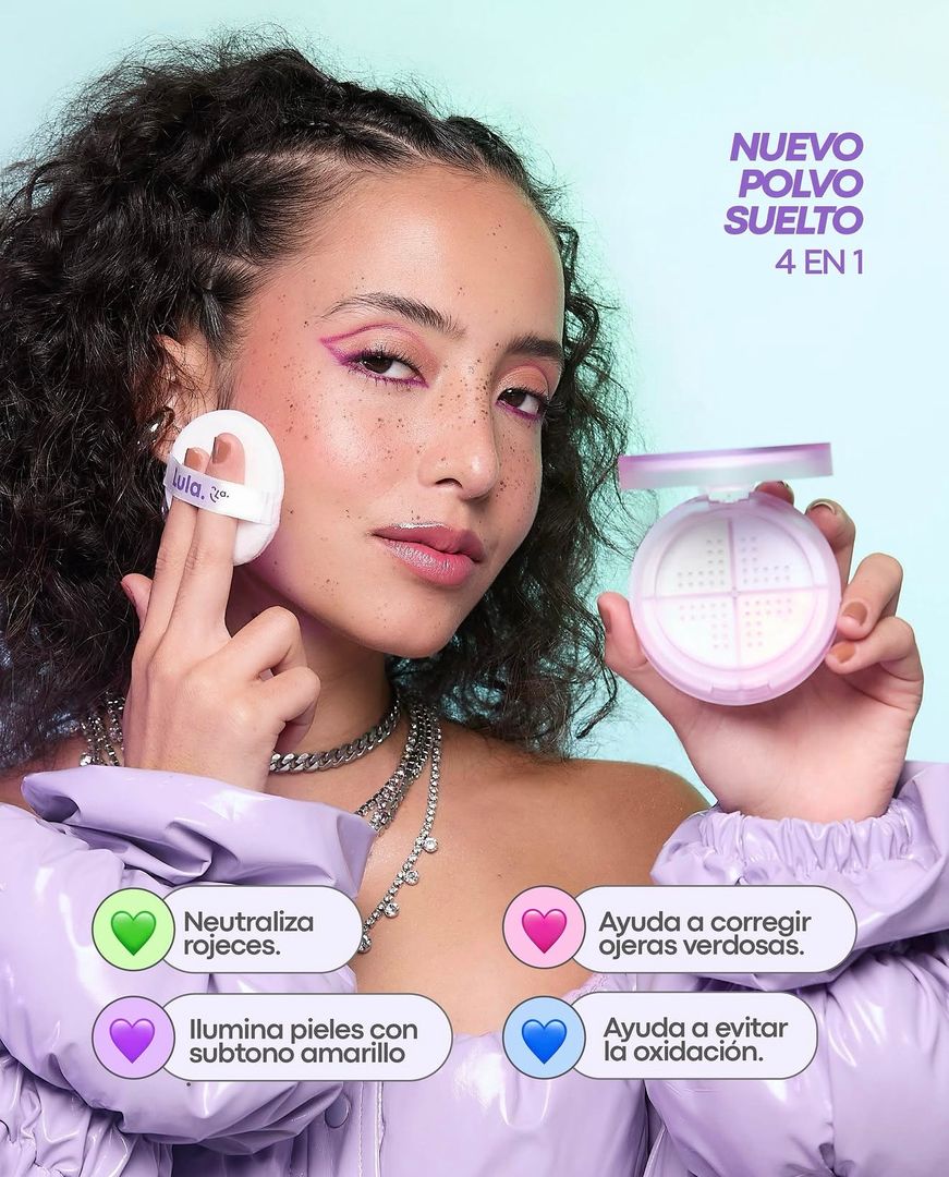 Polvo suelto 4 en 1