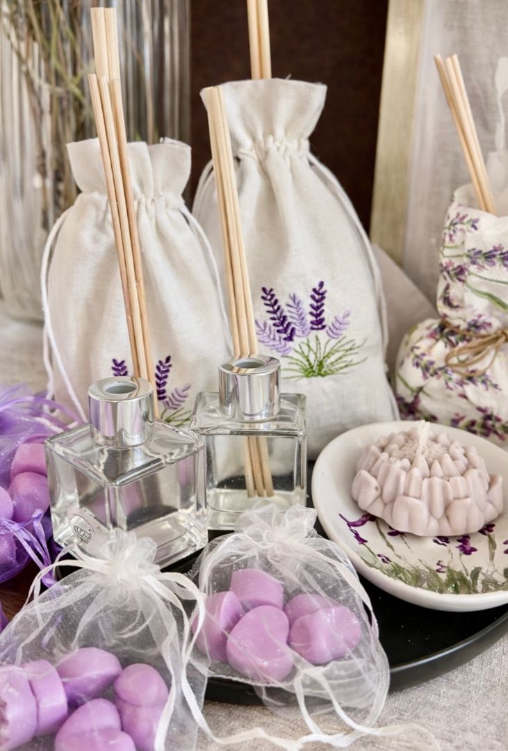 Difusor Pocket Lavanda en bolsita bordada 