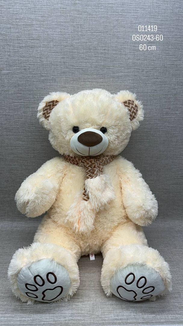 OSO CREMA CON BUFANDA 60 CM