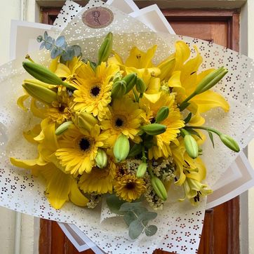 Imagen del producto Lirios con gerberas