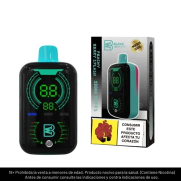 Imagen del producto Black And White Peachy Berry Splash 28.000 Puffs